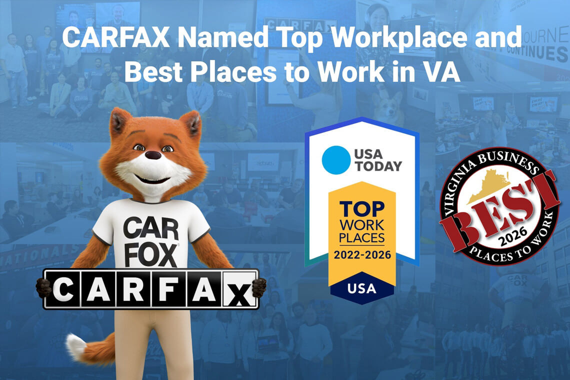 CARFAX Receives “Top Workplace” Award
